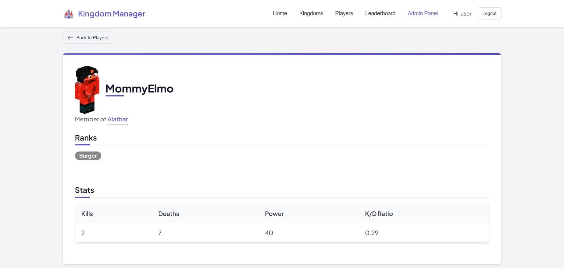 Kingdom Dashboard & Minecraft Integration - Image 2