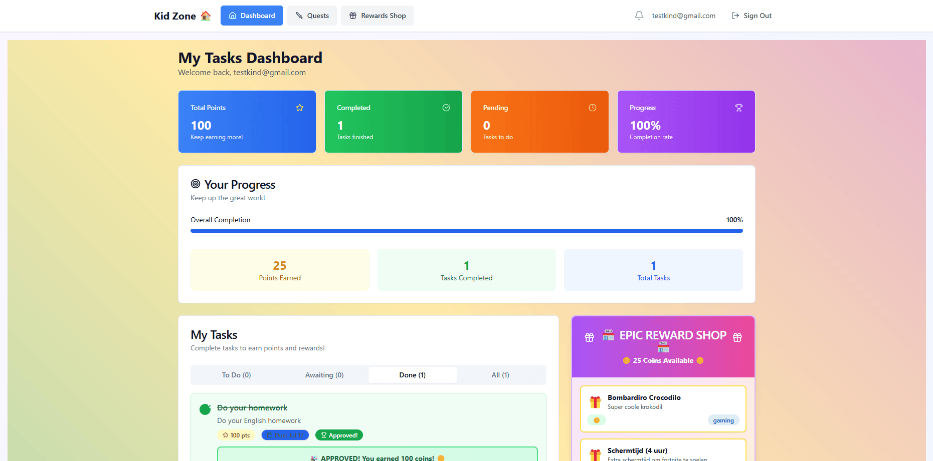 Taskio - Family Quest Manager